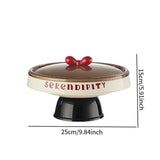 Maxbell Decorative Serving Bowl Round for Kitchen Countertop Restaurant Dining Table black base