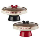 Maxbell Decorative Serving Bowl Round for Kitchen Countertop Restaurant Dining Table black base