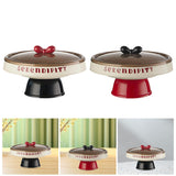 Maxbell Decorative Serving Bowl Round for Kitchen Countertop Restaurant Dining Table black base