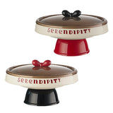 Maxbell Decorative Serving Bowl Round for Kitchen Countertop Restaurant Dining Table black base