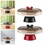 Maxbell Decorative Serving Bowl Round for Kitchen Countertop Restaurant Dining Table black base