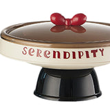 Maxbell Decorative Serving Bowl Round for Kitchen Countertop Restaurant Dining Table black base