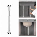 Maxbell Undermount Sink Bracket Stainless Steel Adjustable Sink Leg for Kitchen Sink 50 to 80cm