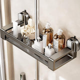 Maxbell Bathroom Shower Shelf Suction Cup Multiuse Self Drain Storage Tray Soap Tray