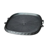 Maxbell Korean Grilling Pan Cookware Heavy Duty Sturdy Black Frying Pan for Yard BBQ