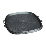Maxbell Korean Grilling Pan Cookware Heavy Duty Sturdy Black Frying Pan for Yard BBQ
