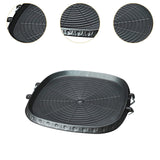 Maxbell Korean Grilling Pan Cookware Heavy Duty Sturdy Black Frying Pan for Yard BBQ