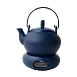 Maxbell Ceramic Teapot with Warmer Tea Kettle with Infuser for Home Tea House Picnic