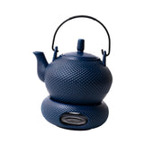 Maxbell Ceramic Teapot with Warmer Tea Kettle with Infuser for Home Tea House Picnic