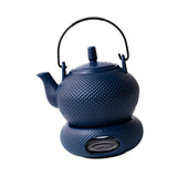 Maxbell Ceramic Teapot with Warmer Tea Kettle with Infuser for Home Tea House Picnic