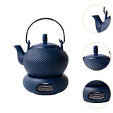 Maxbell Ceramic Teapot with Warmer Tea Kettle with Infuser for Home Tea House Picnic