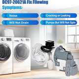 Maxbell Washing Machine Drain Pump Motor DC96-01585L for DC97-20621A Washing Machine