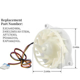 Maxbell Eau64824806 Lightweight Sturdy Replacement Refrigerator Evaporator Fan Motor