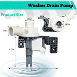 Maxbell Washer Drain Motor W11396717 120V Washing Machine Part Replace for