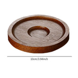 Maxbell 10x Whiskey Glasses Coasters Insulation Pads for Dinnerware Fridge Household Brown