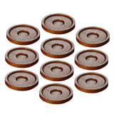 Maxbell 10x Whiskey Glasses Coasters Insulation Pads for Dinnerware Fridge Household Brown