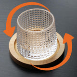 Maxbell 10x Whiskey Glasses Coasters Insulation Pads for Dinnerware Fridge Household Yellow