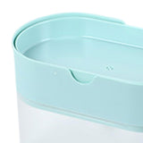 Maxbell Soap Dispenser and Sponge Holder Manual Storage Container Liquid Pump Bottle pink