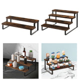 Maxbell Seasoning Rack Tiered Display Riser Stand for Kitchen Cupboard Baking Supply 4 layer