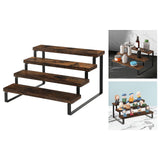 Maxbell Seasoning Rack Tiered Display Riser Stand for Kitchen Cupboard Baking Supply 4 layer