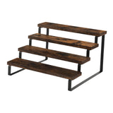 Maxbell Seasoning Rack Tiered Display Riser Stand for Kitchen Cupboard Baking Supply 4 layer
