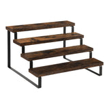 Maxbell Seasoning Rack Tiered Display Riser Stand for Kitchen Cupboard Baking Supply 4 layer