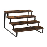 Maxbell Seasoning Rack Tiered Display Riser Stand for Kitchen Cupboard Baking Supply 4 layer