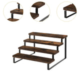 Maxbell Seasoning Rack Tiered Display Riser Stand for Kitchen Cupboard Baking Supply 4 layer