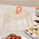 Maxbell Microwave Splatter Cover Kitchen Gadgets Clear Dustproof Food Cover for Bowl Gold Clear