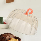 Maxbell Microwave Splatter Cover Kitchen Gadgets Clear Dustproof Food Cover for Bowl Gold Clear