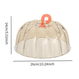 Maxbell Microwave Splatter Cover Kitchen Gadgets Clear Dustproof Food Cover for Bowl Gold Clear