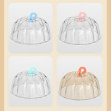Maxbell Microwave Splatter Cover Kitchen Gadgets Clear Dustproof Food Cover for Bowl Gold Clear