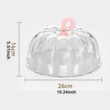 Maxbell Microwave Splatter Cover Kitchen Gadgets Clear Dustproof Food Cover for Bowl Clear