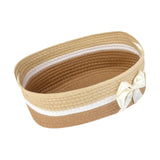 Maxbell Cotton Rope Woven Basket Toy Basket for Cute Toys Bathroom Living Room