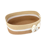 Maxbell Cotton Rope Woven Basket Toy Basket for Cute Toys Bathroom Living Room