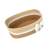Maxbell Cotton Rope Woven Basket Toy Basket for Cute Toys Bathroom Living Room