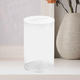 Maxbell Piggy Bank for Adults Money Saving Box for Bedroom Party Favor Festival White lid S