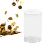 Maxbell Piggy Bank for Adults Money Saving Box for Bedroom Party Favor Festival White lid M