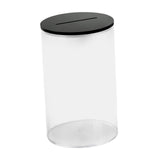 Maxbell Piggy Bank for Adults Money Saving Box for Bedroom Party Favor Festival black lid S
