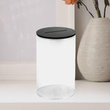 Maxbell Piggy Bank for Adults Money Saving Box for Bedroom Party Favor Festival black lid S