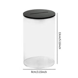 Maxbell Piggy Bank for Adults Money Saving Box for Bedroom Party Favor Festival black lid M