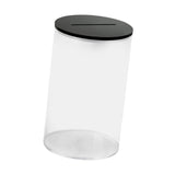 Maxbell Piggy Bank for Adults Money Saving Box for Bedroom Party Favor Festival black lid M