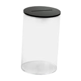 Maxbell Piggy Bank for Adults Money Saving Box for Bedroom Party Favor Festival black lid L