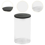 Maxbell Piggy Bank for Adults Money Saving Box for Bedroom Party Favor Festival black lid L