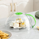 Maxbell Microwave Plate Food Covers Lid with Steam Vent for Trays Heating Food Bowls green