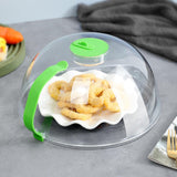 Maxbell Microwave Plate Food Covers Lid with Steam Vent for Trays Heating Food Bowls green