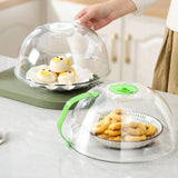 Maxbell Microwave Plate Food Covers Lid with Steam Vent for Trays Heating Food Bowls green