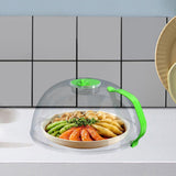 Maxbell Microwave Plate Food Covers Lid with Steam Vent for Trays Heating Food Bowls green