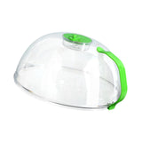Maxbell Microwave Plate Food Covers Lid with Steam Vent for Trays Heating Food Bowls green
