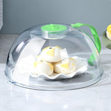 Maxbell Microwave Plate Food Covers Lid with Steam Vent for Trays Heating Food Bowls green